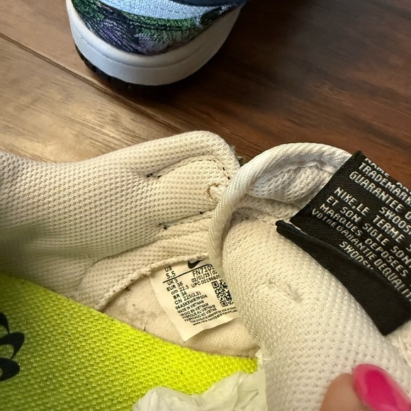 Nike Dunk Low Next Nature Floral Tapestry Sneakers-Size 5.5 - Picture 10 of 11